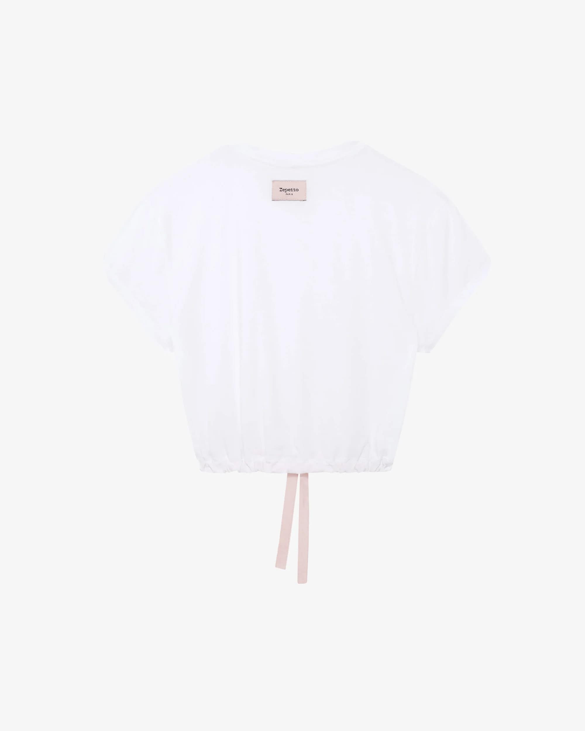 クロップ トップ w/サテンリボン｜アクティブウェア | Repetto