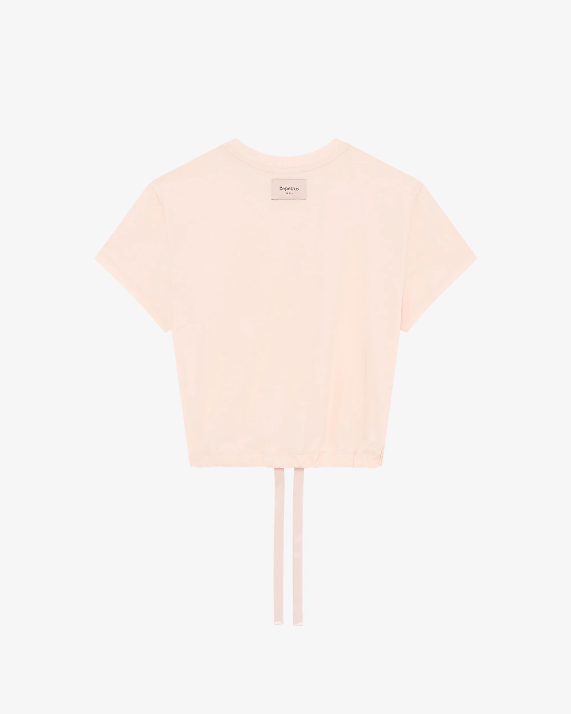 クロップ トップ w/サテンリボン｜アクティブウェア | Repetto