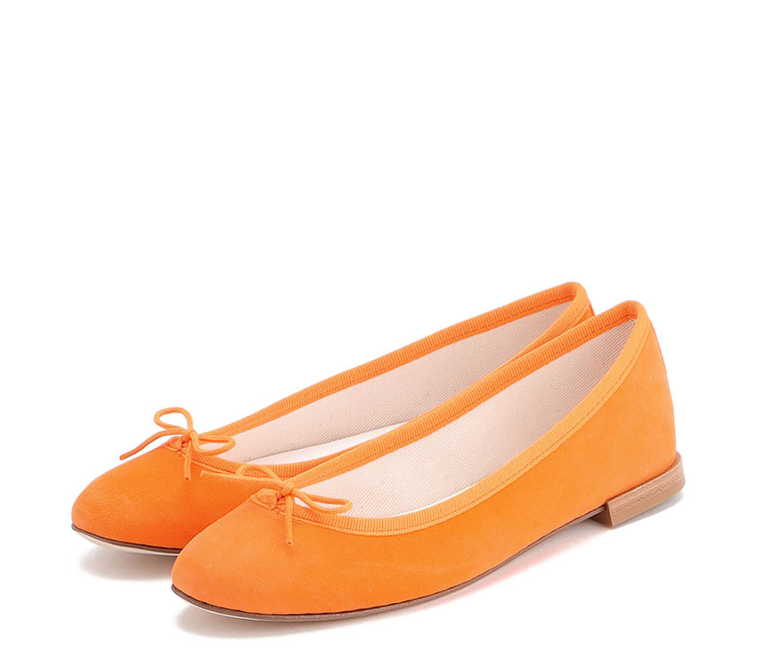 Cendrillon Ballerinas【New Size】レペット　オレンジ Cendrillon バレエフラット【New Size】｜ | バレリーナシューズ