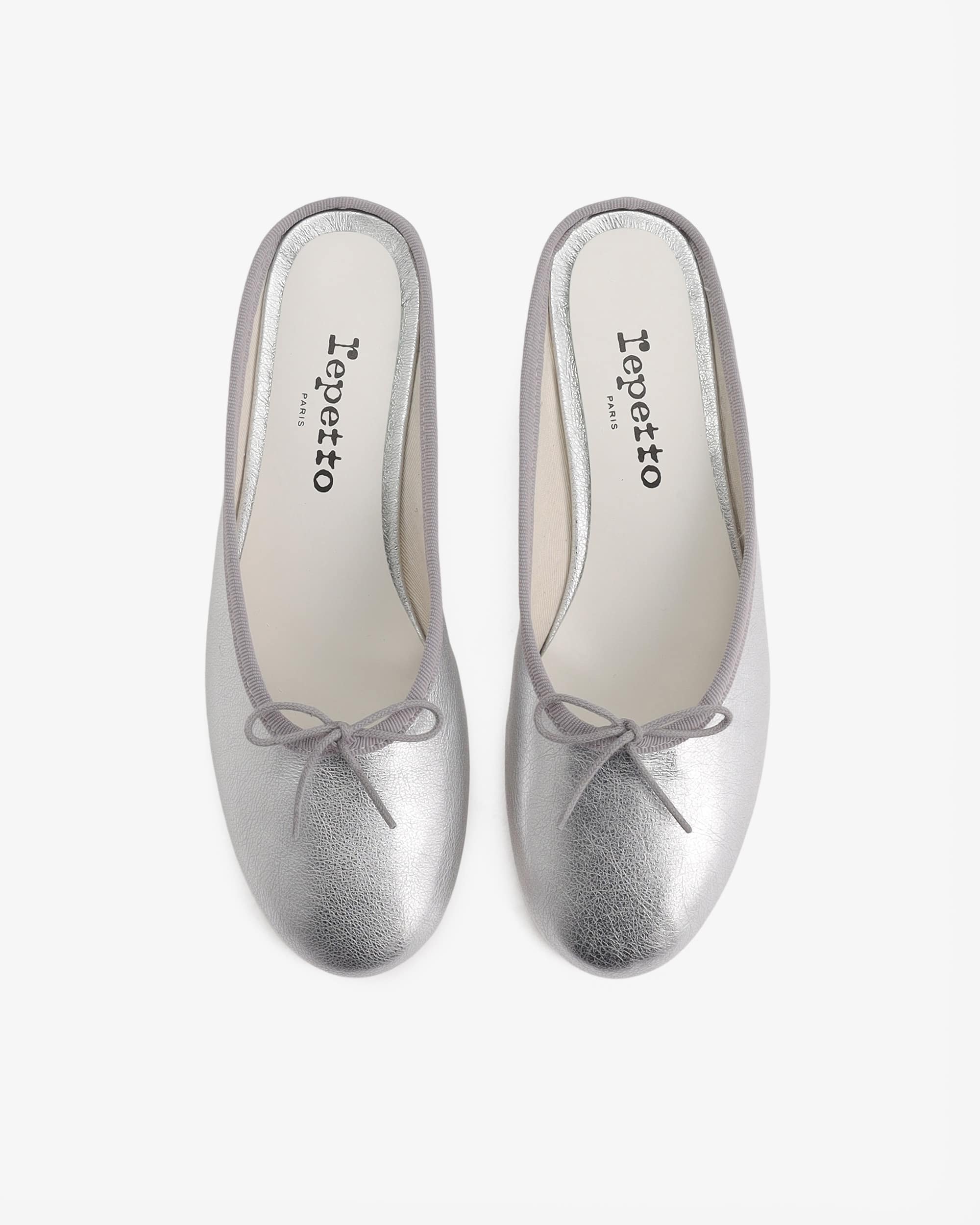 美品✨ Repetto Camille バレエリーナ 36 1/2 シルバー Camille ミュール - EUサイズ｜Camille ミュール | バレリーナ
